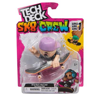 TECH DECH SK8 CREW PACHET PLACA SI FIGURINA 9.6CM SAPCA MOV SuperHeroes ToysZone