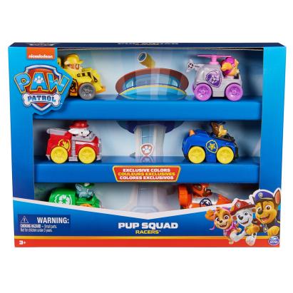 PATRULA CATELUSILOR PUP SQUAD RACERS PACHET CADOU 6 VEHICULE DE BAZA SuperHeroes ToysZone