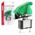 Comutator iluminat (intrerupator) cu protectie, destinatie auto, moto, ATV, SSV, Off-Road, model "TOP GUN", tensiune 12V - 24V, culoare Verde FAVLine Selection