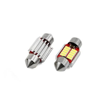 Set becuri auto cu LED CANBUS sofit compatibil C5W 10 SMD 31mm Alb 12/24V, destinat competitiilor auto sau off-road FAVLine Selection