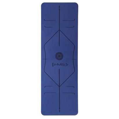 Saltea Yoga HMS YM10 TPE,  Albastru Inchis FitLine Training