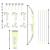 Set Jocuri  4-in-1 cu Tinta inSPORTline ADGS210 FitLine Training