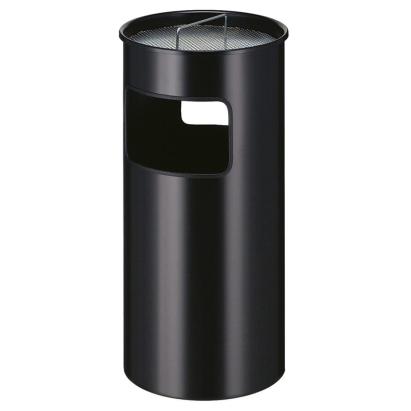 V-Part Coș de gunoi pentru cenușă/deșeuri de hârtie, 50 L, negru GartenMobel Dekor