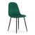 Set 4 scaune bucatarie/living, Artool, Asti, catifea, metal, verde si negru, 44.5x50.5x87.5 cm GartenVIP DiyLine