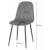 Set 4 scaune bucatarie/living, Artool, Asti, catifea, metal, verde si negru, 44.5x50.5x87.5 cm GartenVIP DiyLine