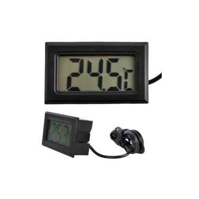 Termometru electronic cu sonda impermeabila, afisaj lcd, negru MultiMark GlobalProd