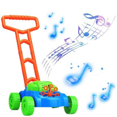 Masina de tuns iarba interactiva, generator baloane de sapun, muzica, solutie inclusa, cu baterii MultiMark GlobalProd