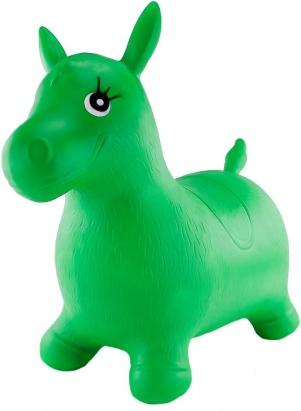 Calut gonflabil din cauciuc, jucarie pentru sarit, verde, 58x26x52 cm MultiMark GlobalProd