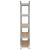 Raft Metalic de Depozitare cu 5 Polite din MDF, Dimensiuni 150x70x30 cm, Sarcina maxima de 750Kg