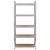 Raft Metalic de Depozitare cu 5 Polite din MDF, Dimensiuni 150x70x30 cm, Sarcina maxima de 750Kg