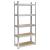Raft Metalic de Depozitare cu 5 Polite din MDF, Dimensiuni 150x70x30 cm, Sarcina maxima de 750Kg