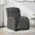 Fotoliu rabatabil electric, gri închis, material textil GartenMobel Dekor