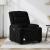Fotoliu rabatabil electric, negru, material textil GartenMobel Dekor
