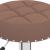 Scaune de bar, 2 buc., maro, material textil GartenMobel Dekor