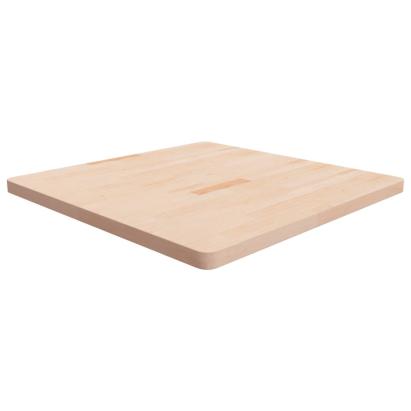 Blat de masă pătrat, 90x90x4 cm, lemn masiv stejar netratat GartenMobel Dekor