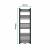 Radiator portprosop Voss 120x40cm 425W negru [neu.haus] HausGarden Leisure