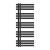 Radiator portprosop Slidre 120x50cm negru 561W [neu.haus] HausGarden Leisure