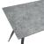 Masa bucatarie Fitjar 100x60x75cm efect beton negru [en.casa] HausGarden Leisure