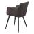 Scaun bucatarie Birmingham 81x57x53cm maro inchis negru [en.casa] HausGarden Leisure