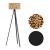 Lampadar Royal Tunbridge Wells 140cm 1x E27 60W negru model leopard [lux.pro] HausGarden Leisure