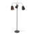 Lampadar Wycombe 154cm negru/auriu [lux.pro] HausGarden Leisure