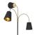 Lampadar Wycombe 154cm negru/auriu [lux.pro] HausGarden Leisure