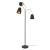 Lampadar Wycombe 154cm negru/auriu [lux.pro] HausGarden Leisure