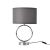 Lampa de masa 42cm crom/gri [lux.pro] HausGarden Leisure