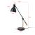 Lampa de masa Watford negru/lemn natur [lux.pro] HausGarden Leisure