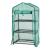 Sera gradina Chaam 125x69x49cm verde cu 3 rafturi [en.casa] HausGarden Leisure