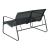 Set 4 piese mobilier gradina Anzi negru [casa.pro] HausGarden Leisure