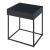 Noptiera Rautjärvi 50x43x41cm otel negru mat [en.casa] HausGarden Leisure