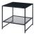 Noptiera Ruokolahti 51x51x51cm otel negru mat [en.casa] HausGarden Leisure