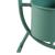 Suport 2 ghivece plante Almelo metal 63x29x21cm verde [en.casa] HausGarden Leisure