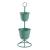 Suport 2 ghivece plante Alphen 76,5cm verde [en.casa] HausGarden Leisure