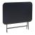 Klapptisch Sande Stahl 110x70x71 cm Schwarz [en.casa] HausGarden Leisure