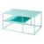 Masuta cafea Solund 90x60x45cm otel albastru menta [en.casa] HausGarden Leisure