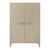 Dulap metalic Oripaa 110x75x33cm camel [en.casa] HausGarden Leisure