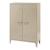 Dulap metalic Oripaa 110x75x33cm camel [en.casa] HausGarden Leisure