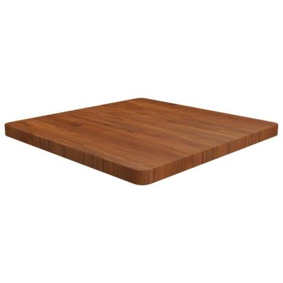 Blat de masă pătrat maro închis 70x70x4 cm lemn stejar tratat GartenMobel Dekor