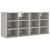 Pantofare, 2 buc., gri beton, 52,5x30x50 cm GartenMobel Dekor
