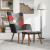 Scaun de relaxare cu taburet, material textil, petice GartenMobel Dekor