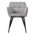 Scaun bucatarie Birmingham 81x57x53cm gri negru [en.casa] HausGarden Leisure