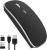 Mouse Nou ABL-M3, 1600dpi, 4 Butoane, Negru, Wireless, USB-A + USB-C Reciever NewTechnology Media