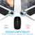 Mouse Nou ABL-M3, 1600dpi, 4 Butoane, Negru, Wireless, USB-A + USB-C Reciever NewTechnology Media