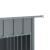Cușcă câine cu acoperiș antracit 153x91x110 cm oțel galvanizat GartenMobel Dekor