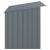 Cușcă câine cu acoperiș antracit 153x91x110 cm oțel galvanizat GartenMobel Dekor