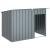 Cușcă câine cu acoperiș antracit 153x91x110 cm oțel galvanizat GartenMobel Dekor