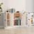Servante, 3 piese, alb, lemn prelucrat GartenMobel Dekor