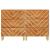 Dulapuri lateral, 2 buc., maro/negru, 60x33,5x75 cm, lemn mango GartenMobel Dekor